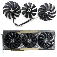3 fans brand new for DATALAND Radeon RX5600XT 5700 5700XT X-Serial War graphics card replacement fan
