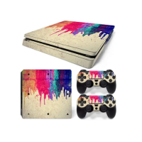 New Vinyl Decal Skin Sticker For PS4 For Playstation 4 Console Set + 2 Controller Skins Stickers