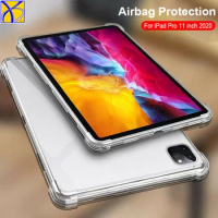 5pcs Clear Case For New iPad Pro 11 Pro 12.9 2020 Silicon Transparent TPU Back Cover For iPad 10.2 Mini 2 3 4 5 Air Tablet Case