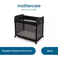 Mothercare Bugaboo Stardust Travel Cot - Tempat Tidur Lipat Bayi (Hitam)