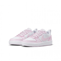 【NIKE 耐吉】休閒鞋 女鞋 大童 運動鞋 COURT BOROUGH LOW RECRAFT GS 白粉 DV5456-105(3K2142)