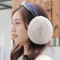 耳罩保暖女冬季新款韓版可愛耳罩蝴蝶結毛絨可折疊護耳防寒耳捂