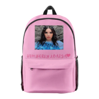 WAWNI Singer Kimberly Loaiza Zip Pack 3D Print Boys Girls Schoolbag Casual School Bag Fashion Zipper Pack Backpack Streetwear