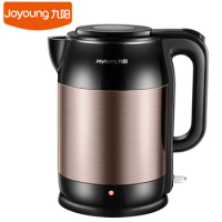 Joyoung K17-F67S Electric Kettle 220V Underpan Heating Water Boiler British Thermostat Auto Off Stainless Steel Water Heater