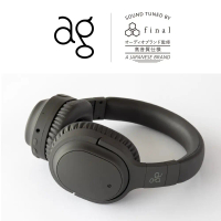 日本final ag WHP01K藍牙耳罩式降噪耳機-灰色