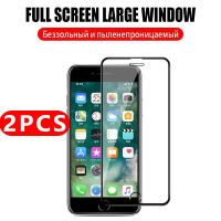 2Peice 5000D กระจกป้องกันแบบเต็มตัวสำหรับ iPhone SE 2020 6 6S 7 8 Plus ฟิล์มกันรอยนิรภัยสำหรับ iphon
