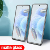 2Pcs For Xiaomi Redmi Note 12 Pro+ Matte Tempered Glass Note12Pro Plus Speed Turbo Note12 4G Full Cover Frosted Screen Protector