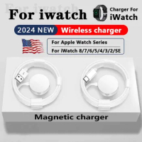 For Apple PD Magsafe Magnetic Wireless Charger For iWatch 8 7 6 SE Portable Fast Charging Watch Series 5 4 3 2 USB Cord Cable