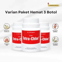 VITA Tetra-Chlor MEDION – Antibiotik Kapsul untuk Ayam (1 Botol @ 50 Kapsul) 3 Botol