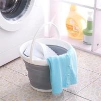 [BISA COD] Ember Lipat Serbaguna Ember Portable Kamar Mandi Ember Plastik Silikon Multifungsi