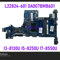 PCparts L22824-601 DA0G7BMB6D1 G7B For HP Pavilion 15-CS Laptop Motherboard I3-8130U I5-8250U I7-8550U DDR4 MB 100% Tested