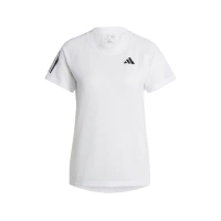 【adidas 愛迪達】網球上衣 Tennis Club 白 黑 女款 運動 短袖 短T 吸濕排汗 愛迪達(HS1449)