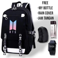 ADN BAG - TAS RANSEL SEKOLAH ANAK PEREMPUAN LAKI LAKI MOTIF BTS TAS SEKOLAH ANAK SD SMP REMAJA FASHI