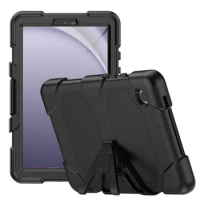 30pcs/lot For Galaxy Tab A9 Case Hybrid Heavy Duty Hybrid Rugged Hard Back Case with Kickstand For Samsung Galaxy Tab A9 Plus