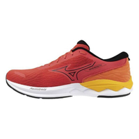 Mizuno Wave Revolt 3 [J1GC248502] 男 慢跑鞋 運動 休閒 一般型 寬楦 緩震 橘紅