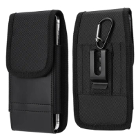 Phone Pouch For ASUS Zenfone 10Z 9 8 7 Pro Leather Phone Case For Rog Phone 8 Pro 6D 5s 3 Strix 6 7 Pro Waist Clip Belt Card Bag