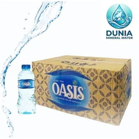 Oasis Still Mineral Water 330ml PET [ Dus isi 24 Botol Plastik ]