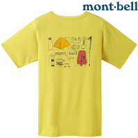 Mont-Bell Wickron 女款 排汗衣/圓領短袖 1114254 山道具 LMYL 檸檬黃