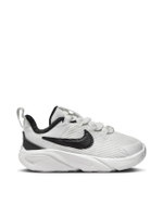 รองเท้าผ้าใบเด็กเล็กยูนิเซ็กส์ Star Runner 4 NN สี Summit White/Black-Barely Volt-White