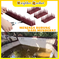 Duri Pagar Plastik Anti Kucing Anjing Burung Ayam Liar Praktis Aman Alat Duri Pengusir Kucing Anjing