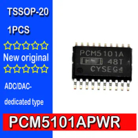 Brand new original PCM5101APWR PCM5101A TSSOP-20 digital-to-analog converter Audio stereo DAC with 32-bit, 384kHz PCM interface.