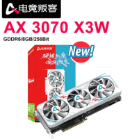 AX New RTX 3070 RTX 3070 Ti 8GB Graphics Card 19Gbps 8PIN 8NM 256bit GDDR6 NVIDIA GPU Video Card Gamer placa de vídeo Accessorie