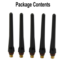 หัวถ้วยหลังยาว 5 ชิ้น รุ่น 57Y02 สำหรับตะเกียร์เชื่อม TIG โทช์ WP-17 WP-18 WP-26