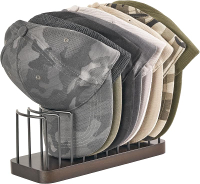 Mkono Hat Organizer for Baseball Caps Set of 1 Hat Holder for 10 Baseball Caps Tabletop Hat Rack Sta