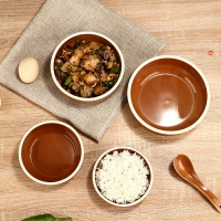 蒸飯碗缽仔碗蒸米飯專用碗家用陶瓷碗梅菜扣肉蒸菜碗老式粗土砂碗居家用品 廚房小物