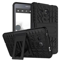 Tablet Case for Samsung Galaxy Tab A6 7.0 SM-T280 TPU and PC Tire Pattern Cover for Samsung Galaxy Tab A A6 2016 7.0 Cases+Pen