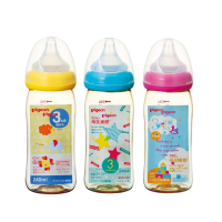 【Pigeon貝親 官方直營】寬口母乳實感PPSU奶瓶240ml(3款)