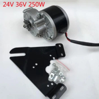 Brushed 24V 36V 300W Motor For Electric Scooter E bike Bicycle mtb Rode Bike With Iron Bracket Holder DIY Conversion MY1016Z
