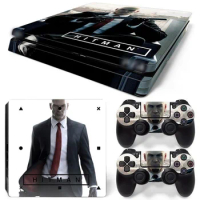 For PS4 Slim HITMAN2 PVC Skin Vinyl Sticker Decal Cover Console DualSense Controllers Dustproof Protective Sticker