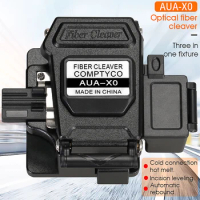 AUA-X0 High-precision fiber cleaver with waste fiber box, fiber optic cable cutter, fiber fusion splicer cutter