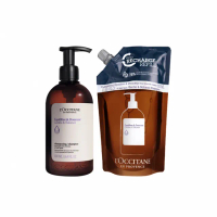 【L’Occitane 歐舒丹】官方直營 草本平衡洗髮組(草本平衡洗髮乳500ml+平衡洗髮乳補充包500ml/洗髮精)