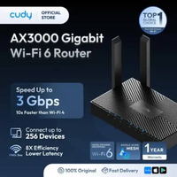 Cudy WR3000 WR-3000 Gigabit WiFi 6 Mesh Router AX3000 AX-3000 Dual Band 5Ghz 2.4Ghz Internet Etherne