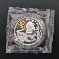 1998 China Aviation &amp; Aerospace Expo 1oz Silver Panda Coin