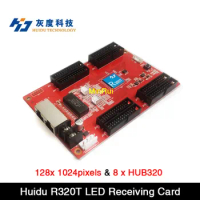 Huidu HD-R320T Receiving Card Work With HD-T901 ,HD-C16C ,HD-A3 , HD-VP210, 8 x HUB320 Port ,128 * 1024pixels