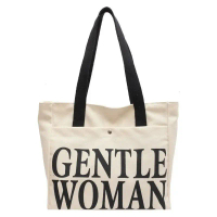 TOTEBAG KANVAS WANITA PAKAI RESLETING GENTEL WOMAN