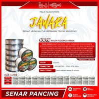 SENAR RELIX NUSANTARA JAWARA 100% NYLON GREEN | CONNECTING 100 METER 6 LB | 0.18mm
