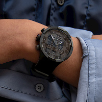 Swatch BIG BOLD系列手錶 CHECKPOINT BLACK -47mm