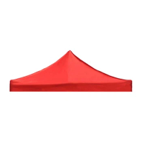 Wide Application Outdoor Canopy Cover For Various Occasions Gazebo Pavilion Roof Tarpaulin red 2x2