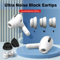 For Apple AirPods Pro 2 Ear tips pads Noise Insulation Replacement Tips Earphone Silicone Earpads Cushion EarBuds Covers Case