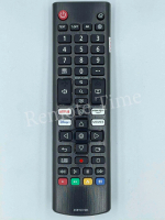 รีโมททีวีที่ใช้งานได้กับ LG รุ่น AKB76037606 สมาร์ทีวี มีปุ่มคำสั่ง MOVIES / NETFLIX / PRIME VIDEO