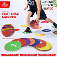 SPEEDS Flat Disc Marker penanda Olahraga sepak bola futsal 1 set lengkap cone mangkok 005-6