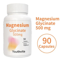 Youthvita Magnesium Glycinate 500mg Suplemen 90 Capsules - Magnesium Glycinate - Magnesium Glycinate