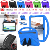 Sarung Sarung Pendirian Kalis Kejutan Eva Selamat Kanak-kanak, Untuk Samsung Tab S9 FE 5G SM-X510N X