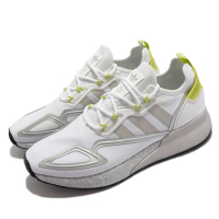 adidas 休閒鞋 ZX 2K Boost 運動 男鞋 海外限定 愛迪達 舒適 避震 球鞋穿搭 白 銀 H06577