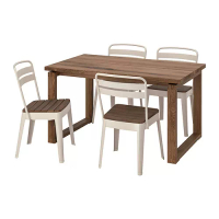 MÖRBYLÅNGA/NORRMANSÖ 餐桌附4張餐椅