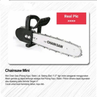 Adapter Gerinda Chain Saw 12\ - Adaptor Gergaji ChainSaw Mini 12 Inch"